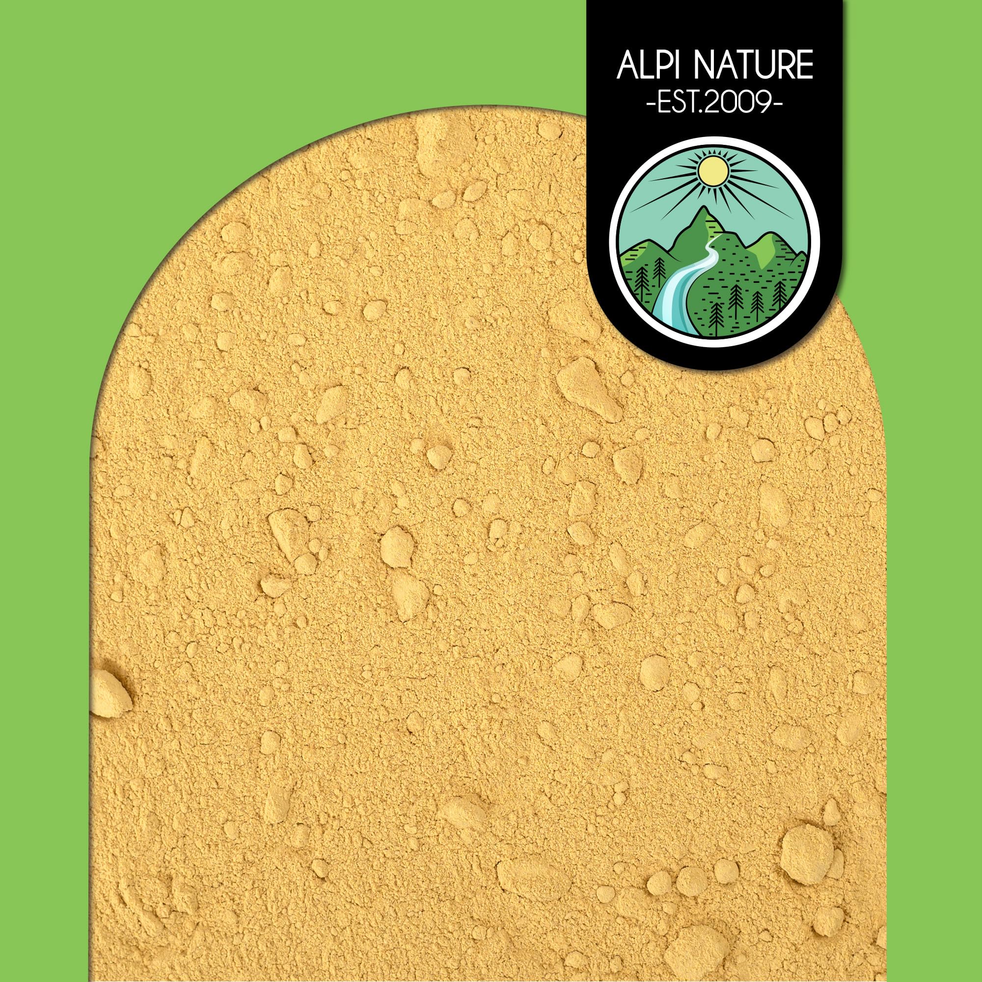 Alpi Nature Jengibre en Polvo 500g, Raíz de Jengibre Seca y Molida para Cocinar y Hornear