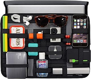 Cocoon GRID-IT WRAP - 7" iPad Mini Sleeve & Organizer avec sangles élastiques/Pochette de protection pour Ipad 7" - Rouge/23 x 3.2 x 3.2 x 17.1 cm