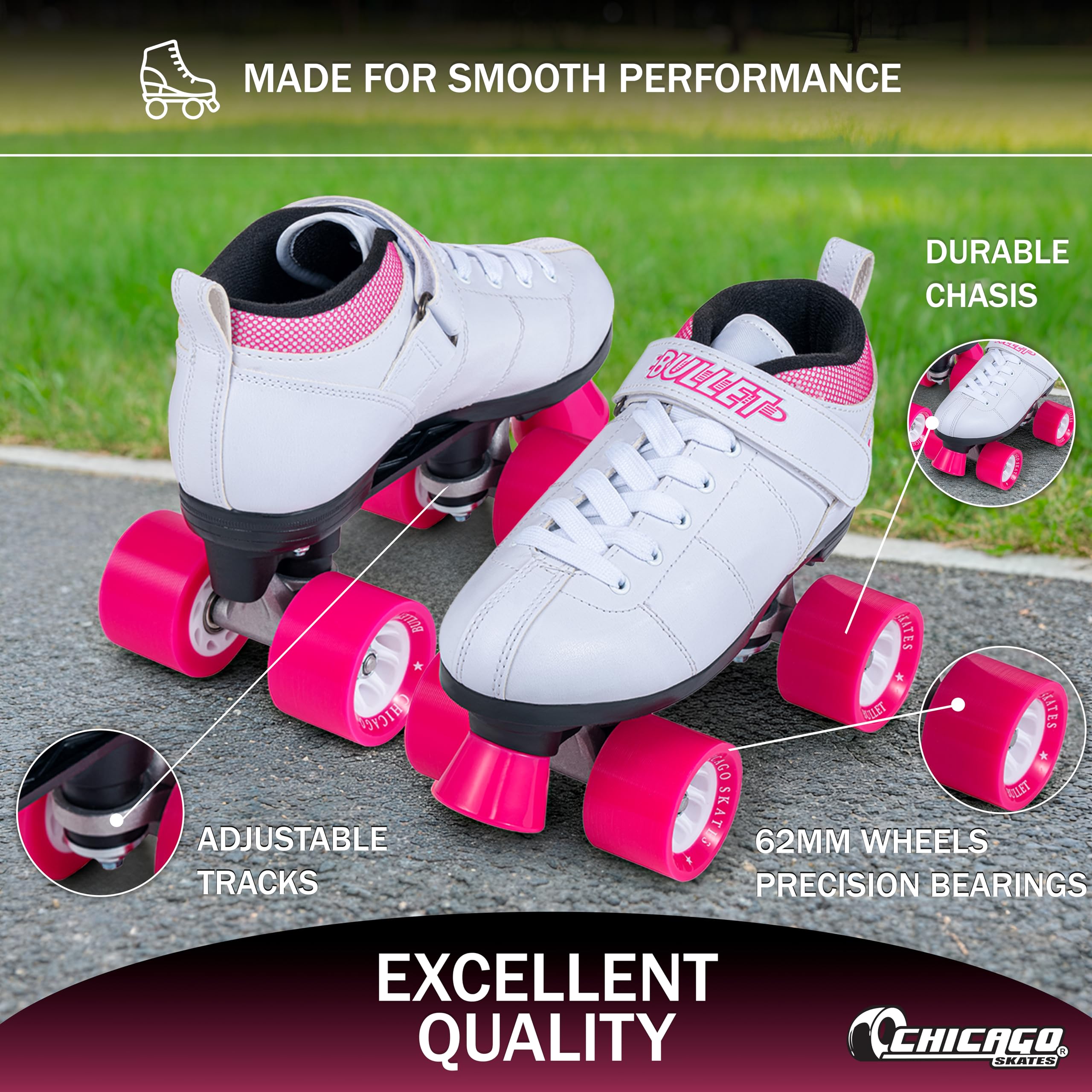 Chicago Patines Bullet Speed para Mujer