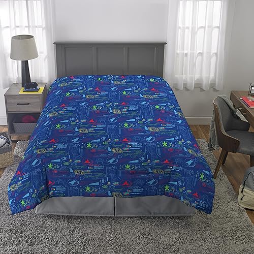 Miniatura 5 de Franco Ropa de cama para niños, edredón de microfibra suave, tamaño matrimonial, PJ Masks