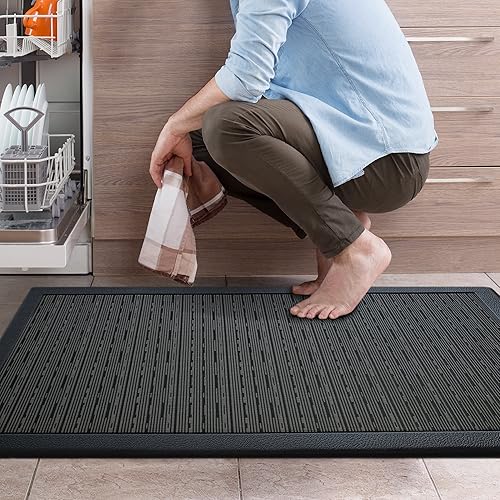 Miniatura 2 de iCustomRug - Almohadilla ergonómica antifatiga, cómodo para estar de pie en la cocina, el cuarto de baño, estación de trabajo. Almohadilla de espuma