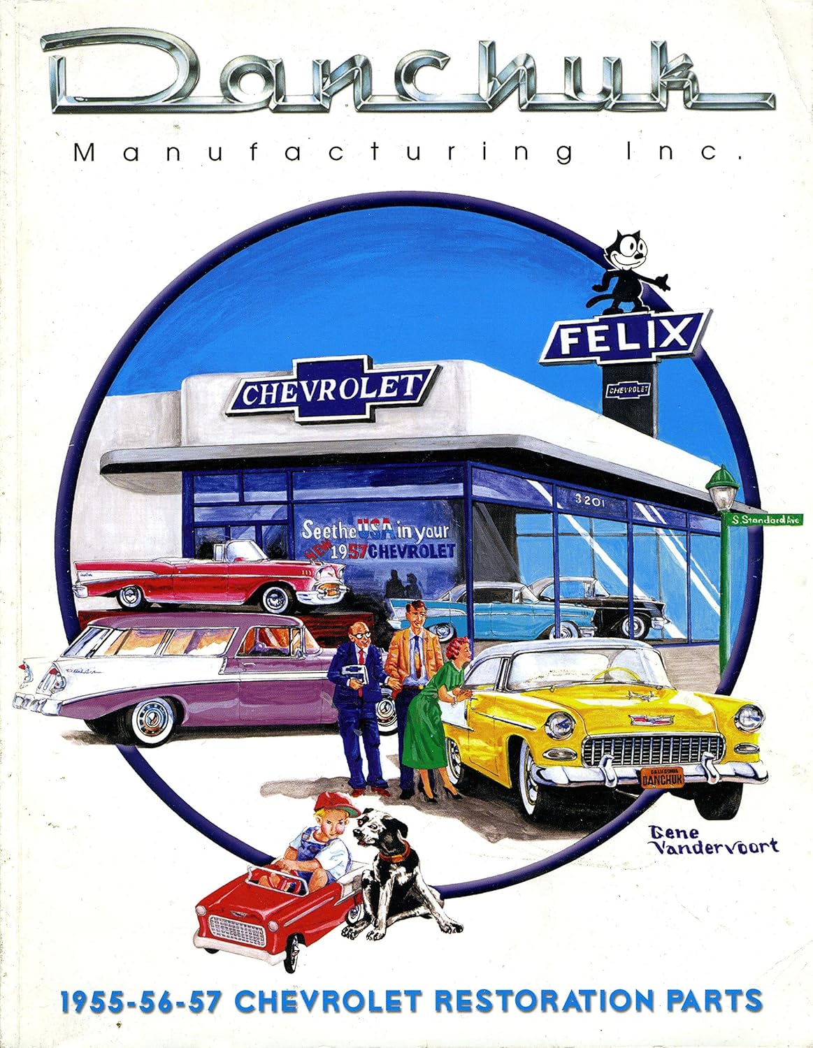 19555657 Chevrolet Restoration Parts 19762001 25th Anniversary