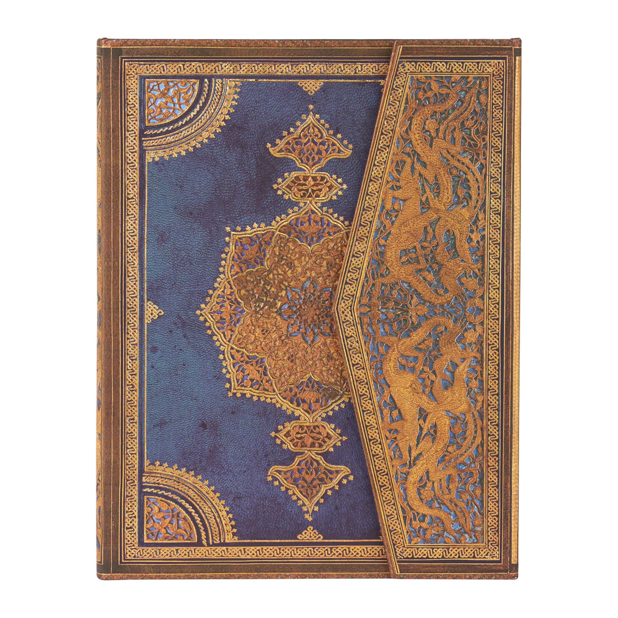 Safavid Indigo (Safavid Binding Art) Ultra Hardback Address Book (Wrap Closure)