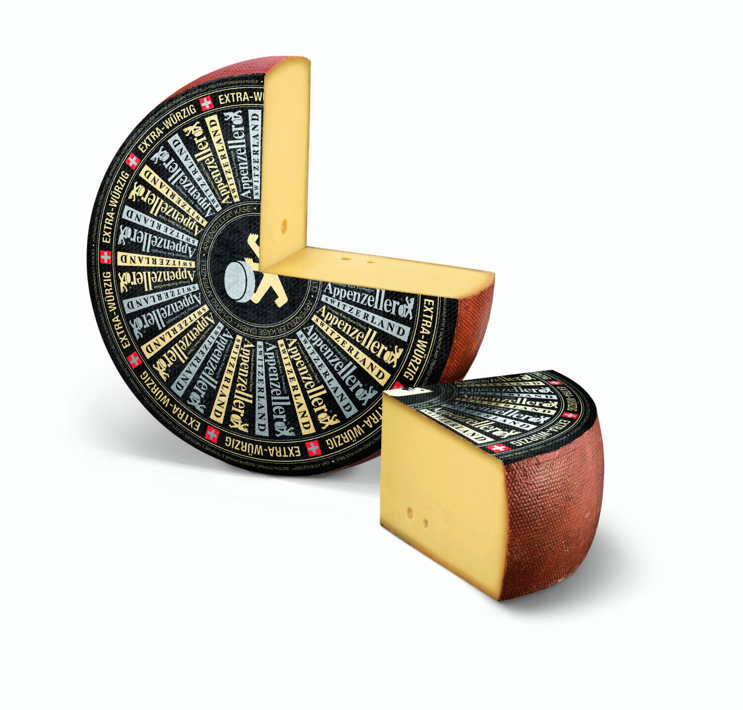 Schweizer Käse Sortiment Appenzeller extra Emmentaler Höhle Greyerzer Höhle 1kg