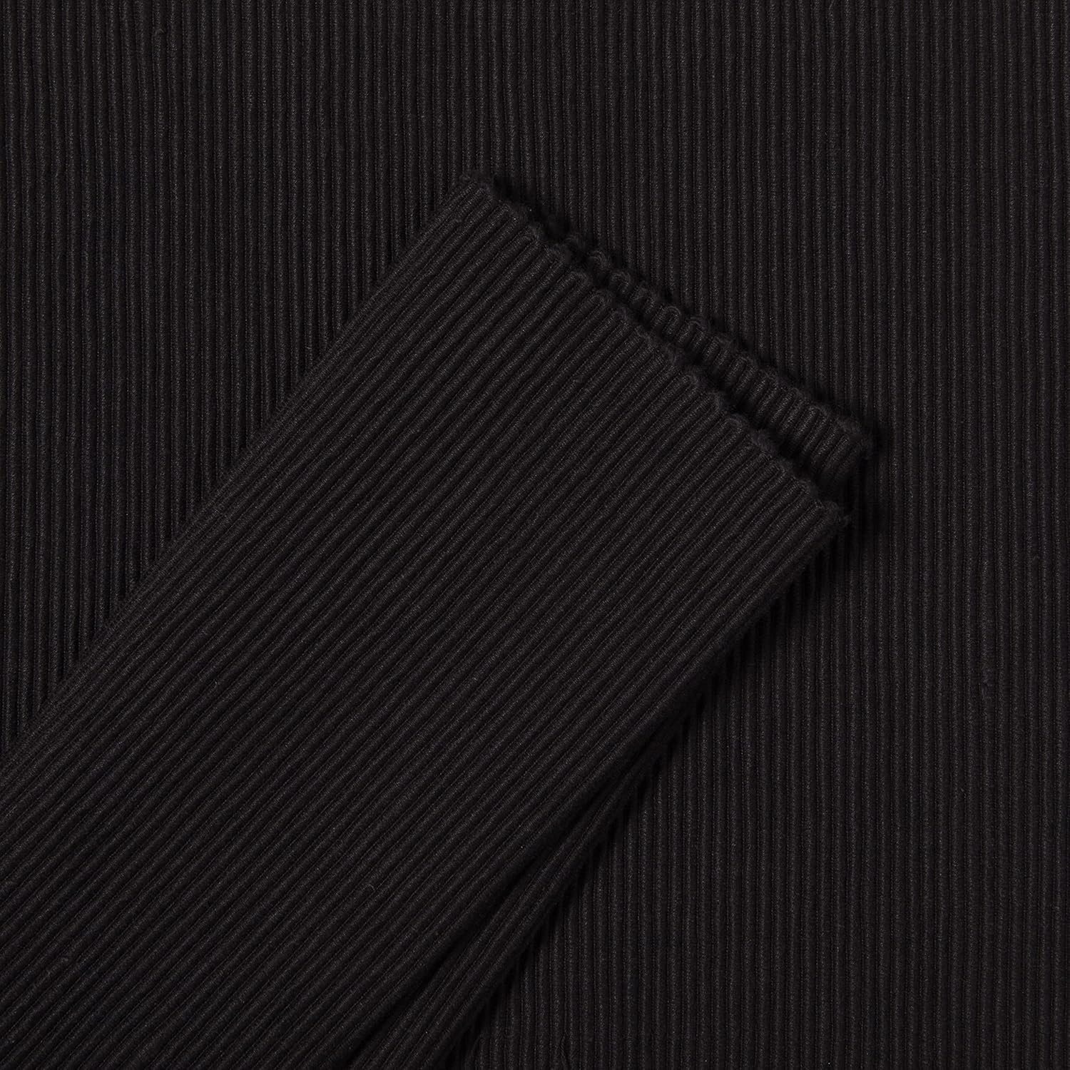 Now Designs Spectrum Placemats Ribbed Cotton, Black, 19x13 inches, Set of 4, (901500aa)