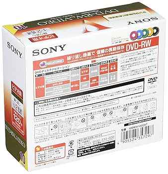 SONY DVD-RW 120分 録画用(6倍速対応/ホワイトプリンタブル)10枚パック 10DMW12HPS6 bme6fzu Amazon.co.jp: SONY DVD-RW 120分 録画用(6倍速対応/ホワイト