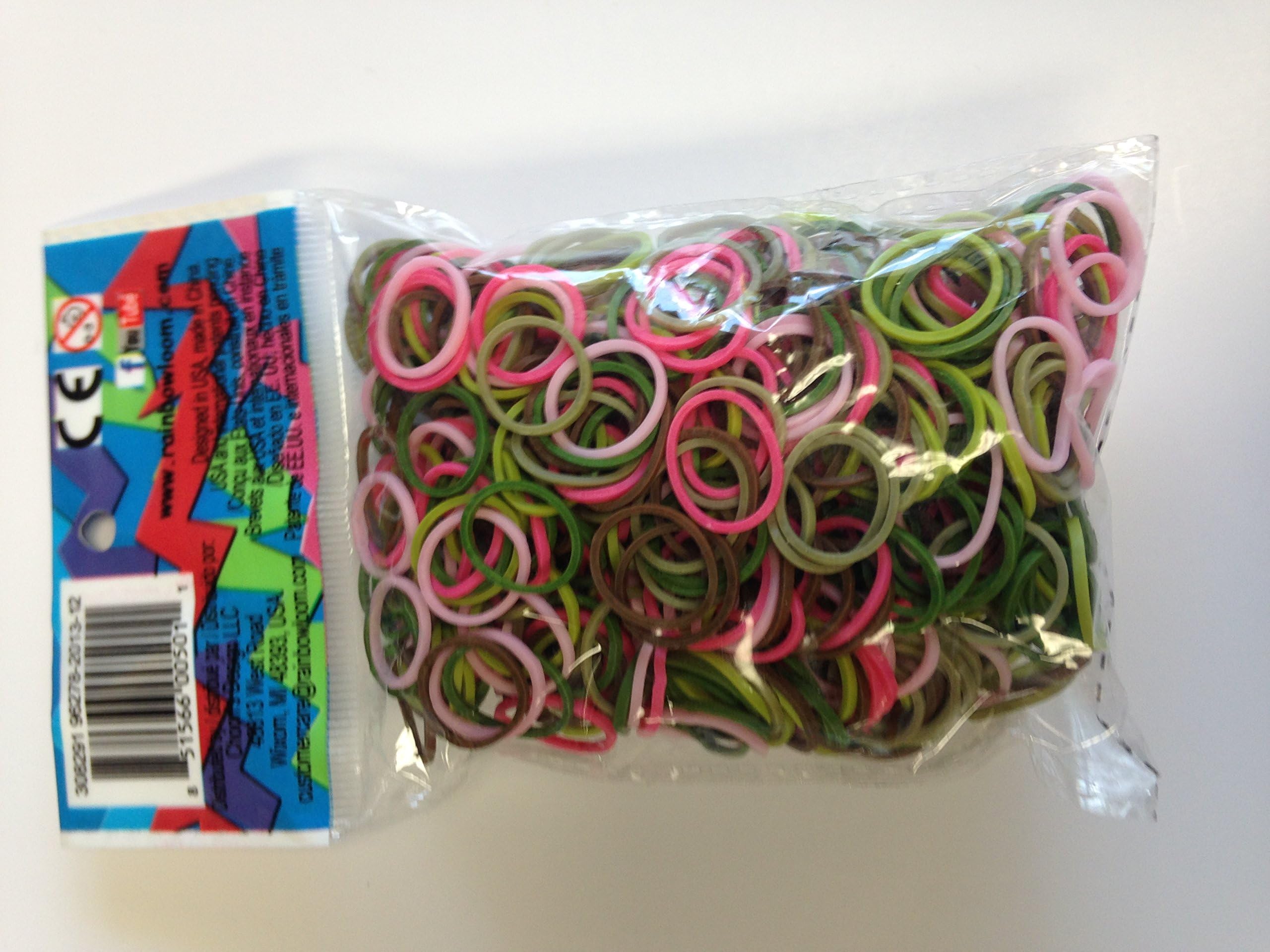 Rainbow LoomPink Camouflage Rubber Bands Refill Pack [600 ct]