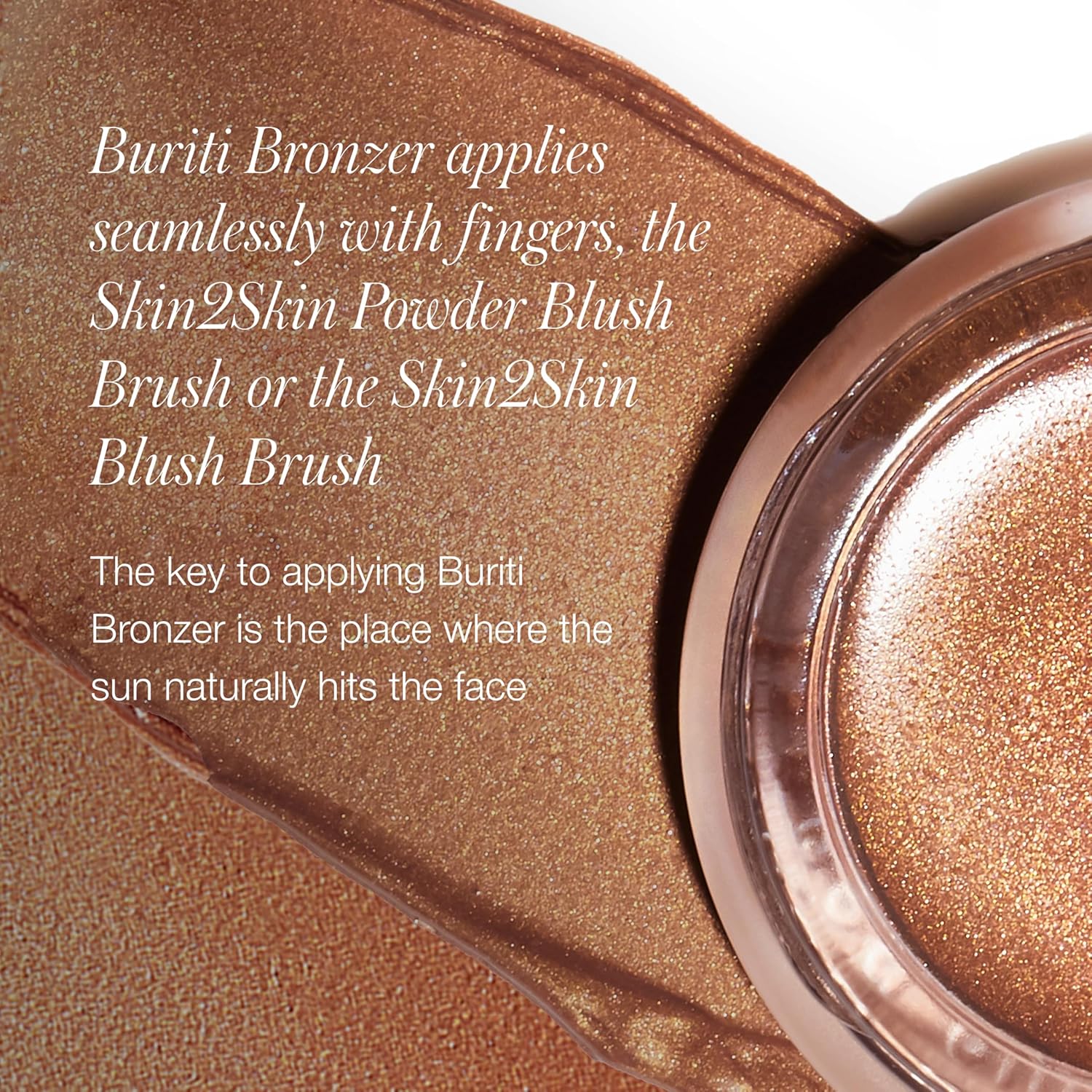 RMS Beauty Buriti Bronzer - Cream Bronzer, Face & Body Shimmer Bronzer & Highlighter, Face Glow Highlighter Makeup, Face Highlighter & Makeup Bronzer - Image 3