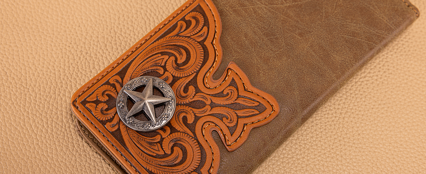 ARIAT RODEO WALLET/CHECKBOOK COVER OSTRICH – Rustic Soul