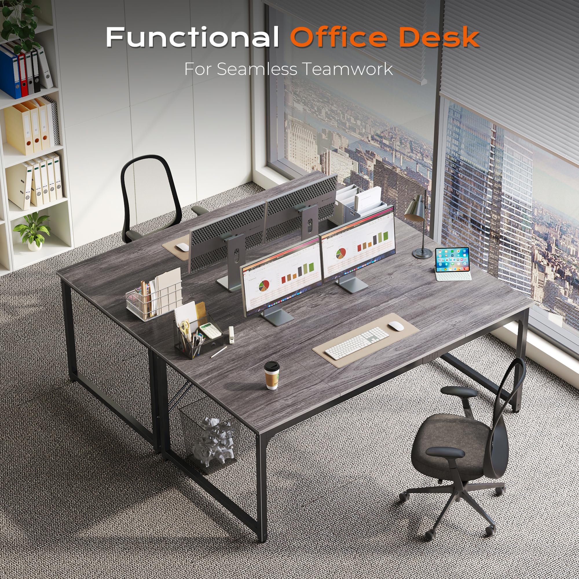 journal standard furniture PC デスク Amazon.com: PRAISUN 63 X 29.5 Inch Computer Desk with Deeper