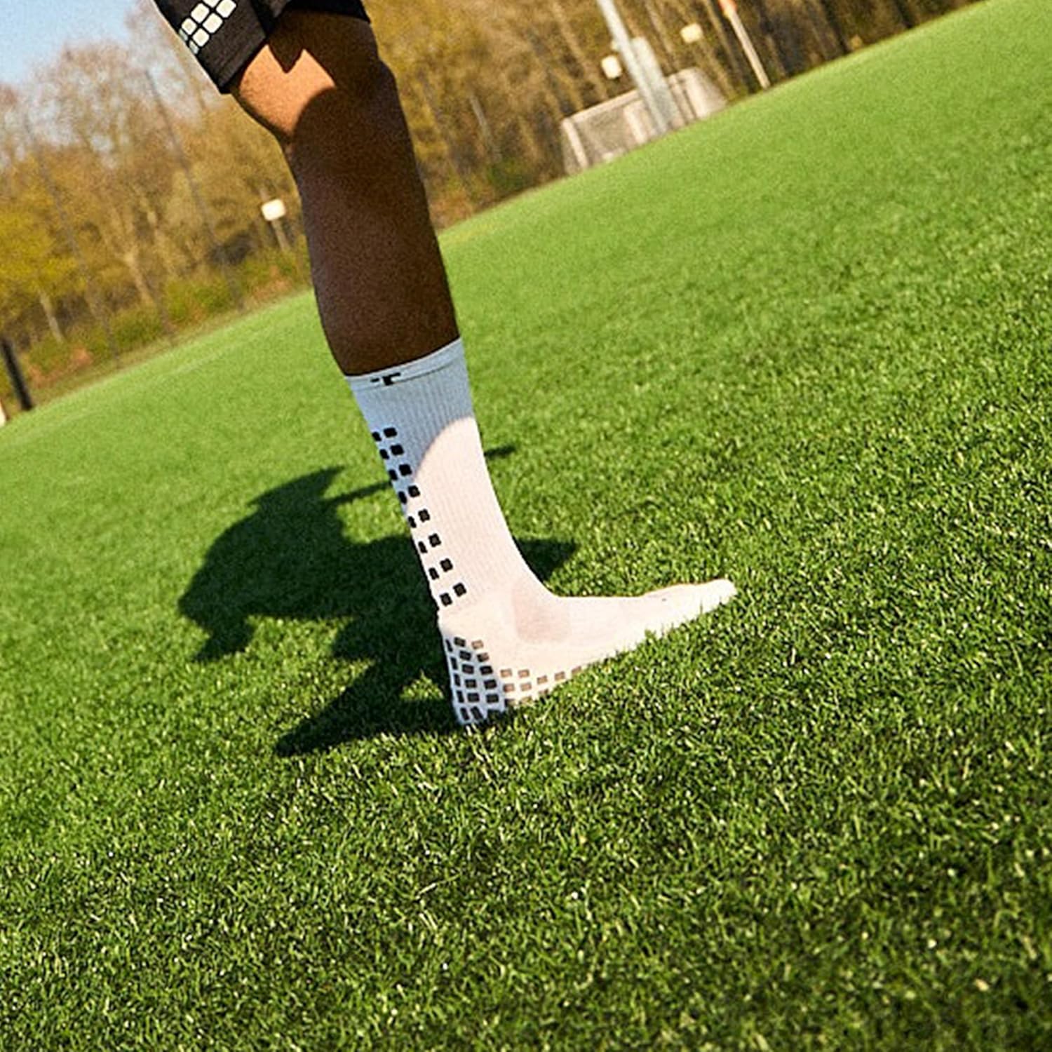 Trusox 3.0 Cushioned Grip Socks, Made in the USA, Non Slip Unisex Grippy Soccer Crew Socks with Grip for Football and Soccer - Image 2