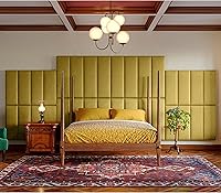 Vista 7 de Jaxx Panelist - Cabecero acolchado moderno, juego de 4 paneles para montar en la pared (cada uno de 11.25 x 30 pulgadas), tamaño Queen