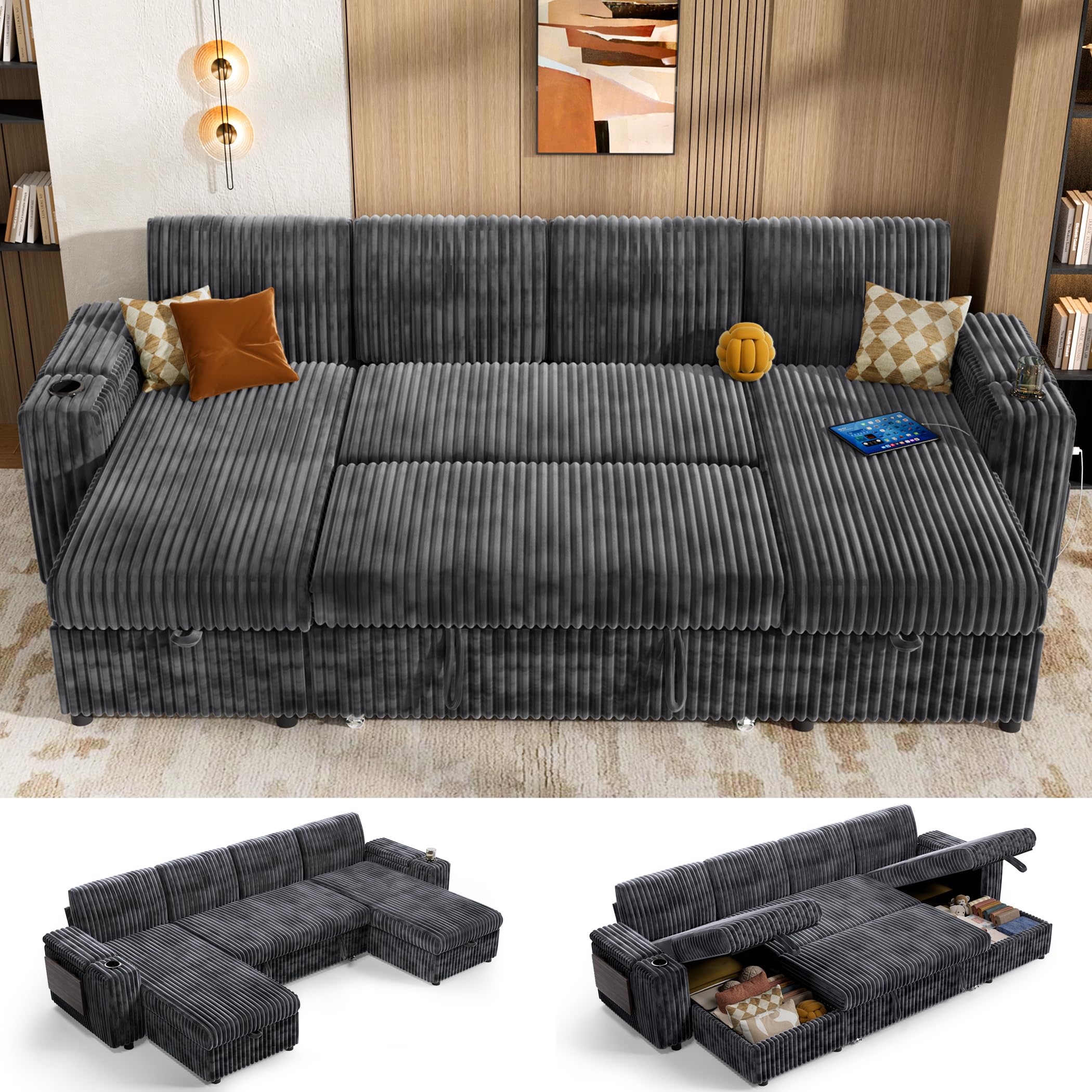 Vipbear 108 Sectional Sleeper