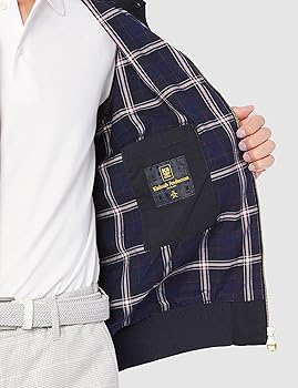 Munsingwear スイングトップジャケット　チェック柄 ゴルフ Munsingwear 360°ストレッチチェック柄ジャケット -デサント