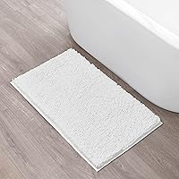 Vista 29 de Resort Collection - Tapete de baño de chenilla, 21 x 34 pulgadas, lino