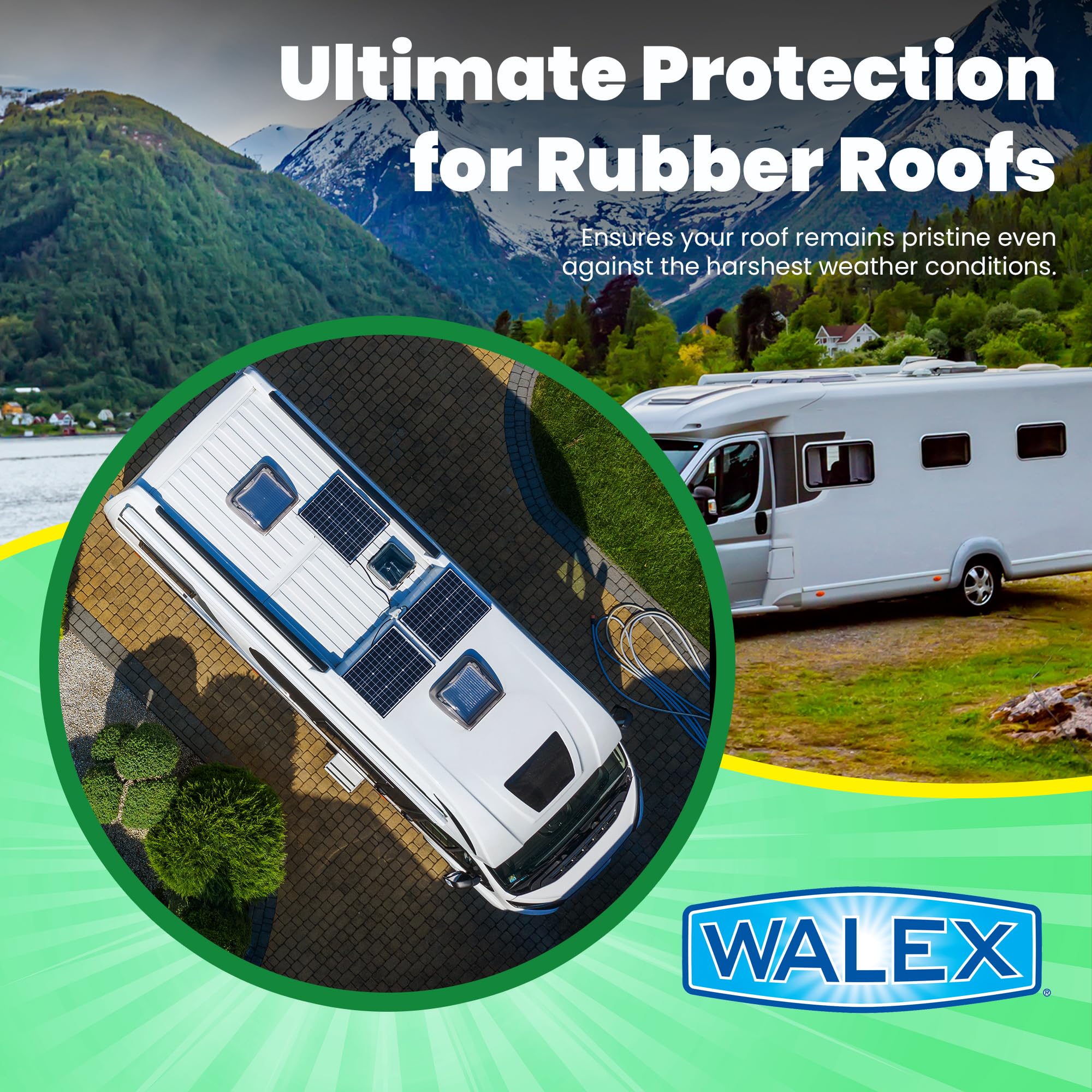 Snapklik.com : Walex RV Rubber Roof Cleaner/Conditioner - Removes Dirt ...