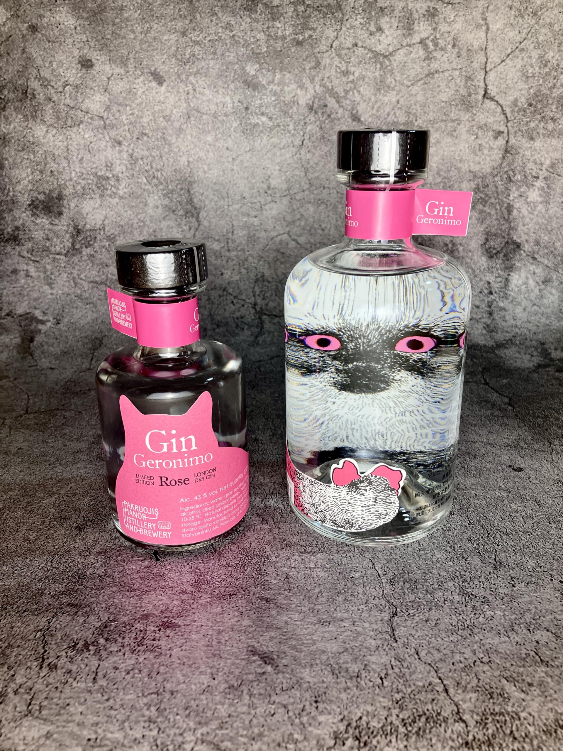 Amazon.co.jp: Craft Gin Geronimo Rose Alc.43% 500ml 1本 クラフト