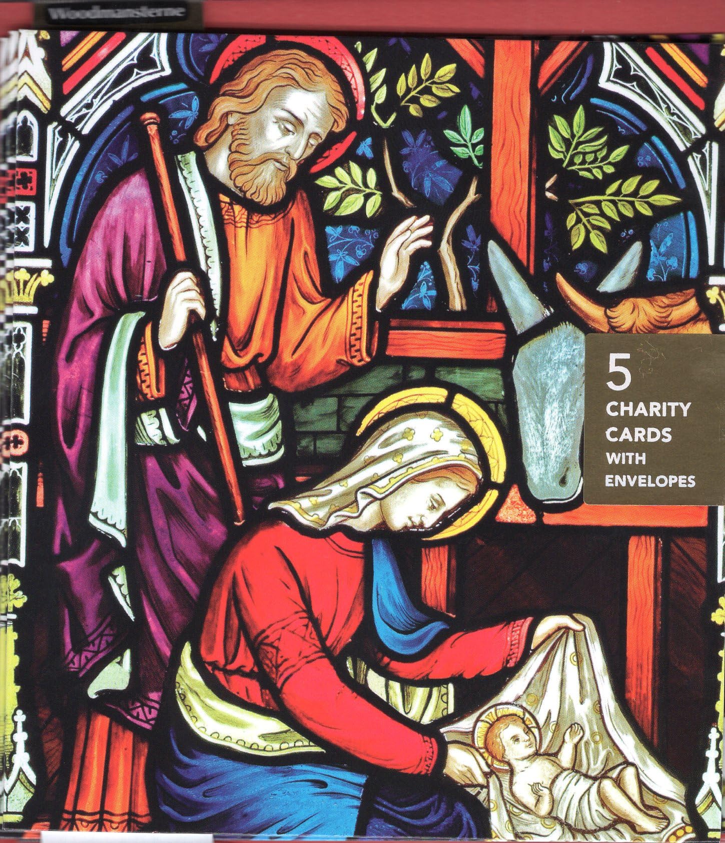 Charity Christmas Cards Pack of 5 - Age UK, Marie Curie, BHF, Mind - Religious Design - The Nativity - Made in the UK - Eco-Friendly - Image 2