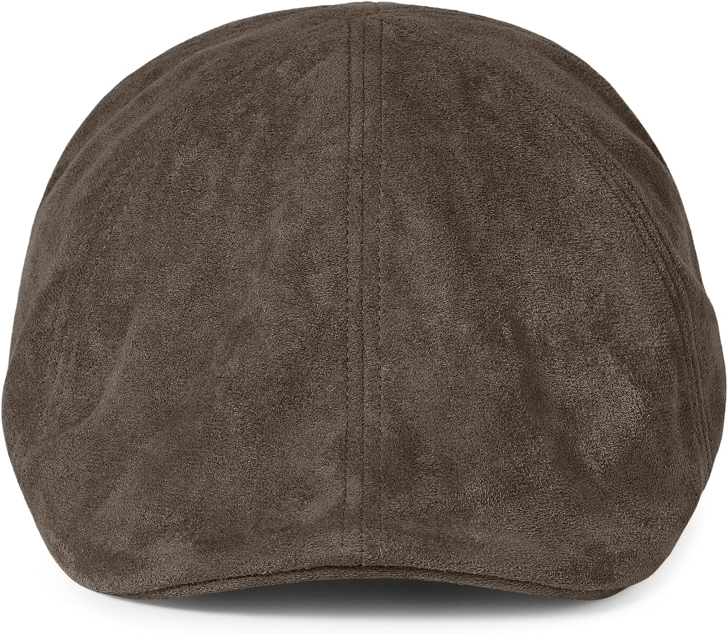 Croogo Men's Newsboy Flat Cap 6 Panels Suede Herringbone Hat Ivy Cabbie Golf Beret Hat Scally Cap for Men