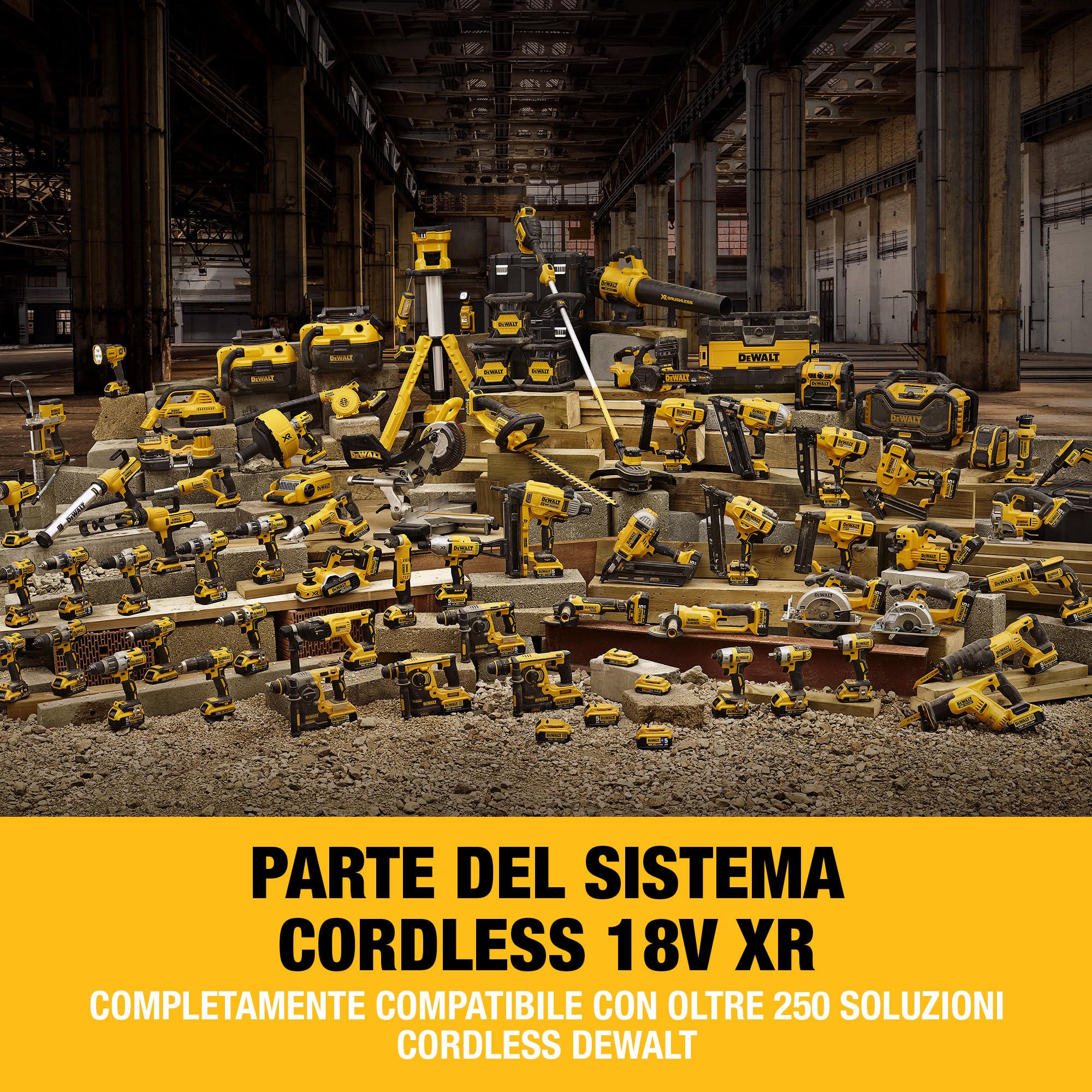 DEWALT Sega Circolare 18V motore BRUSHLESS, Solo corpo macchina, DCS572N-XJ