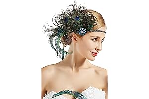Exquisite Art Deco Mrs Peacock Costume 1920s Flapper