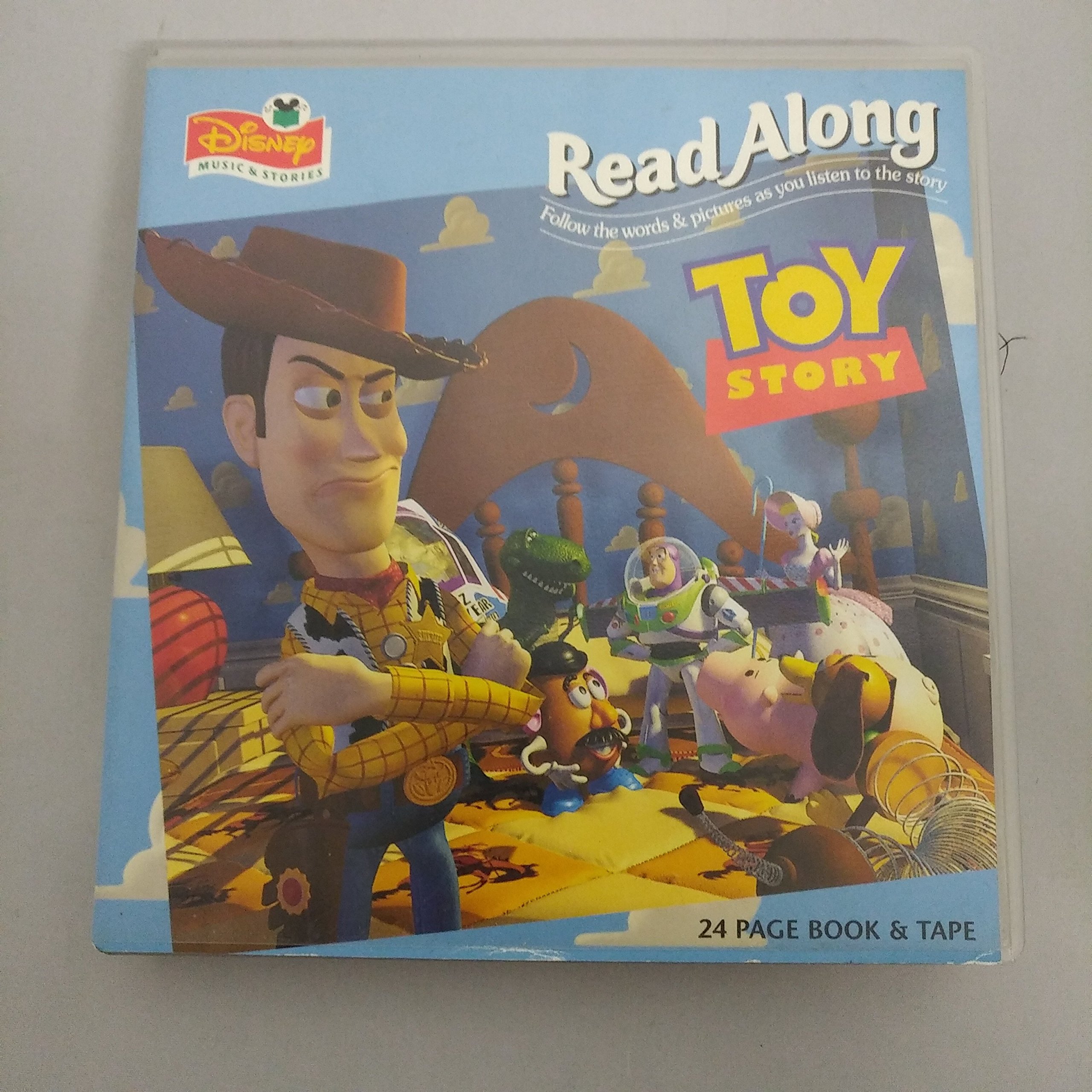 Disney Read Along Toy Story Book And Audio Cassette Tape 3149 Classic