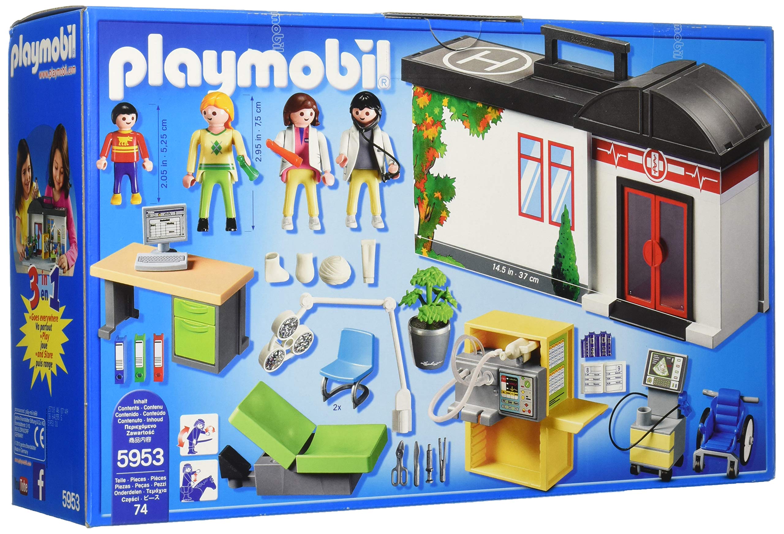Action Heroes Playmobil Maletin Hospital Playmobil Action Heroes