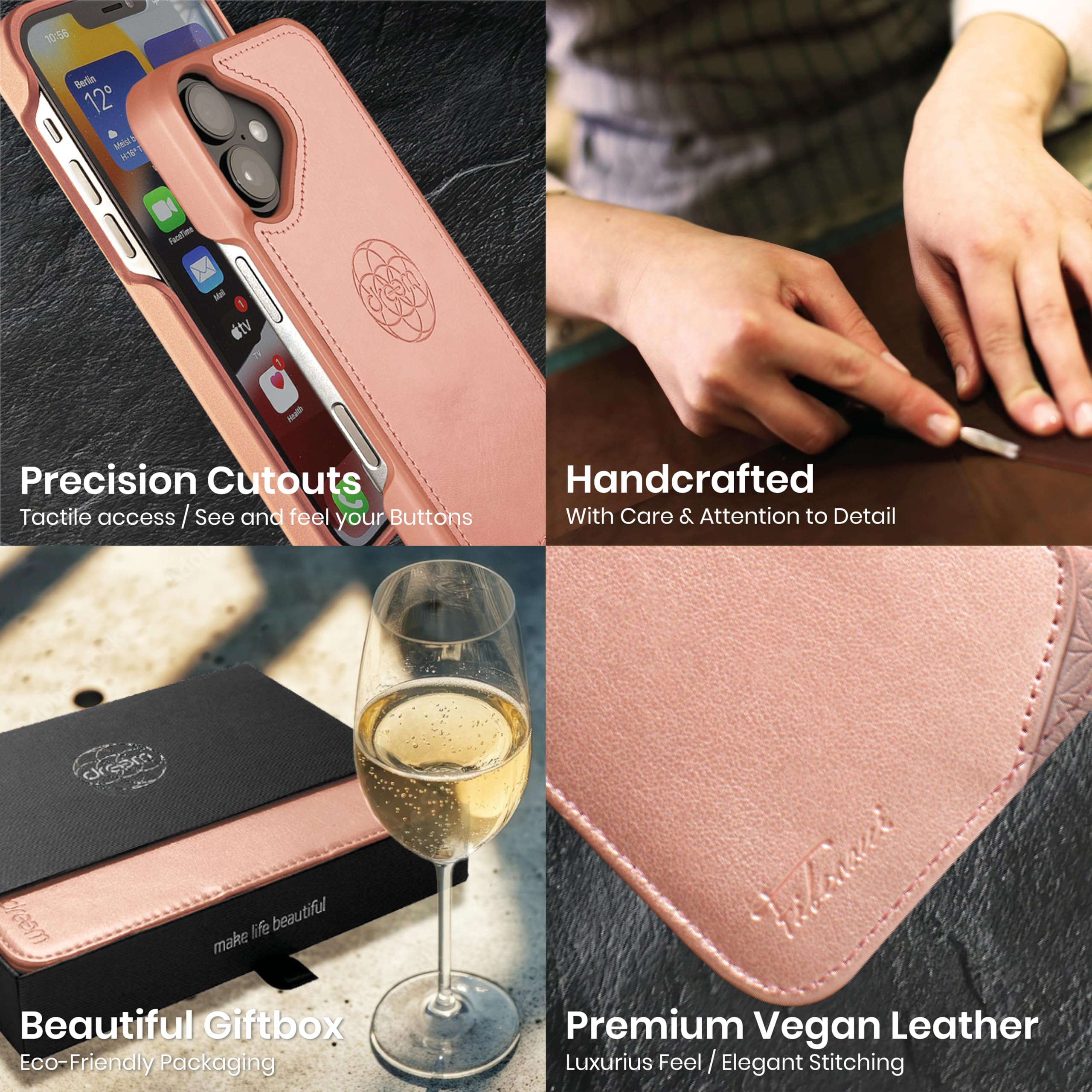 Amazon.co.jp: Dreem フィボナッチ（Fibonacci）2イン1 財布型ケース