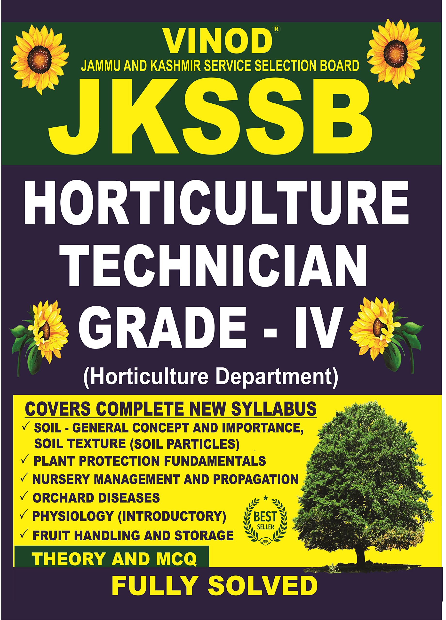 JKSSB HORTICULTURE Technician Grade - IV (2022 EDITION) VINOD PUBLICATIONS