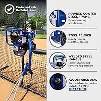 Vista 4 de BATA Baseball Wheel Pitching Machine, Youth and Adult Automatic Pitch Machine for Baseballs, Practice Training Equipment