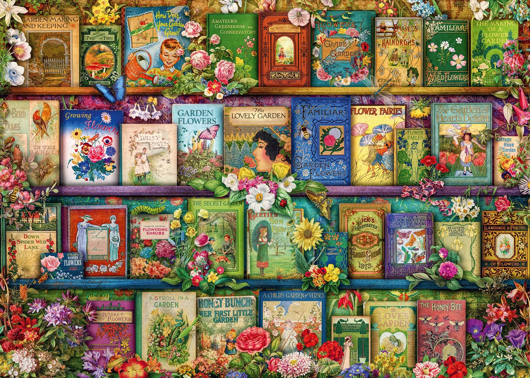 Amazon.com: Ravensburger Aimee Stewart Vintage Summer Garden 1000
