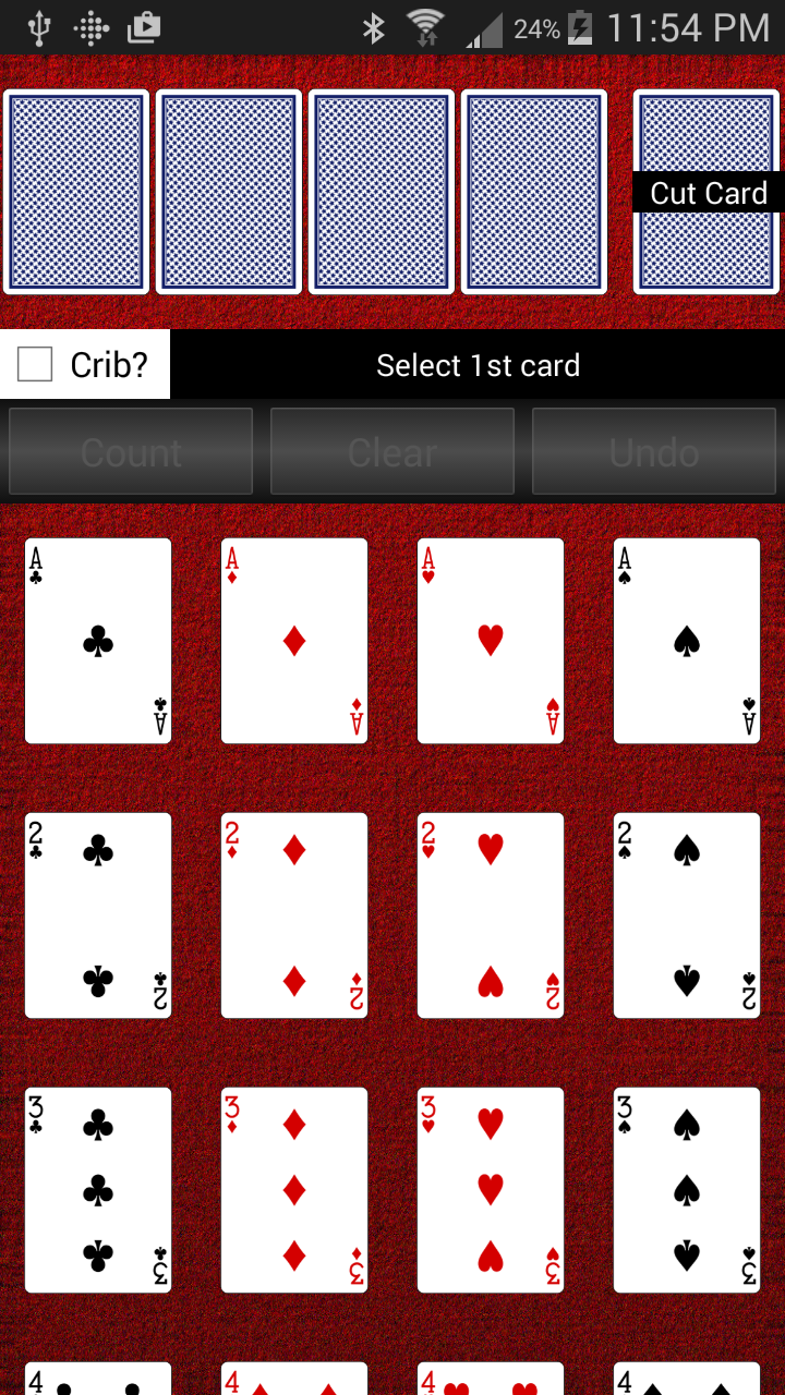 Cribbage Card Counter App on the Amazon Appstore