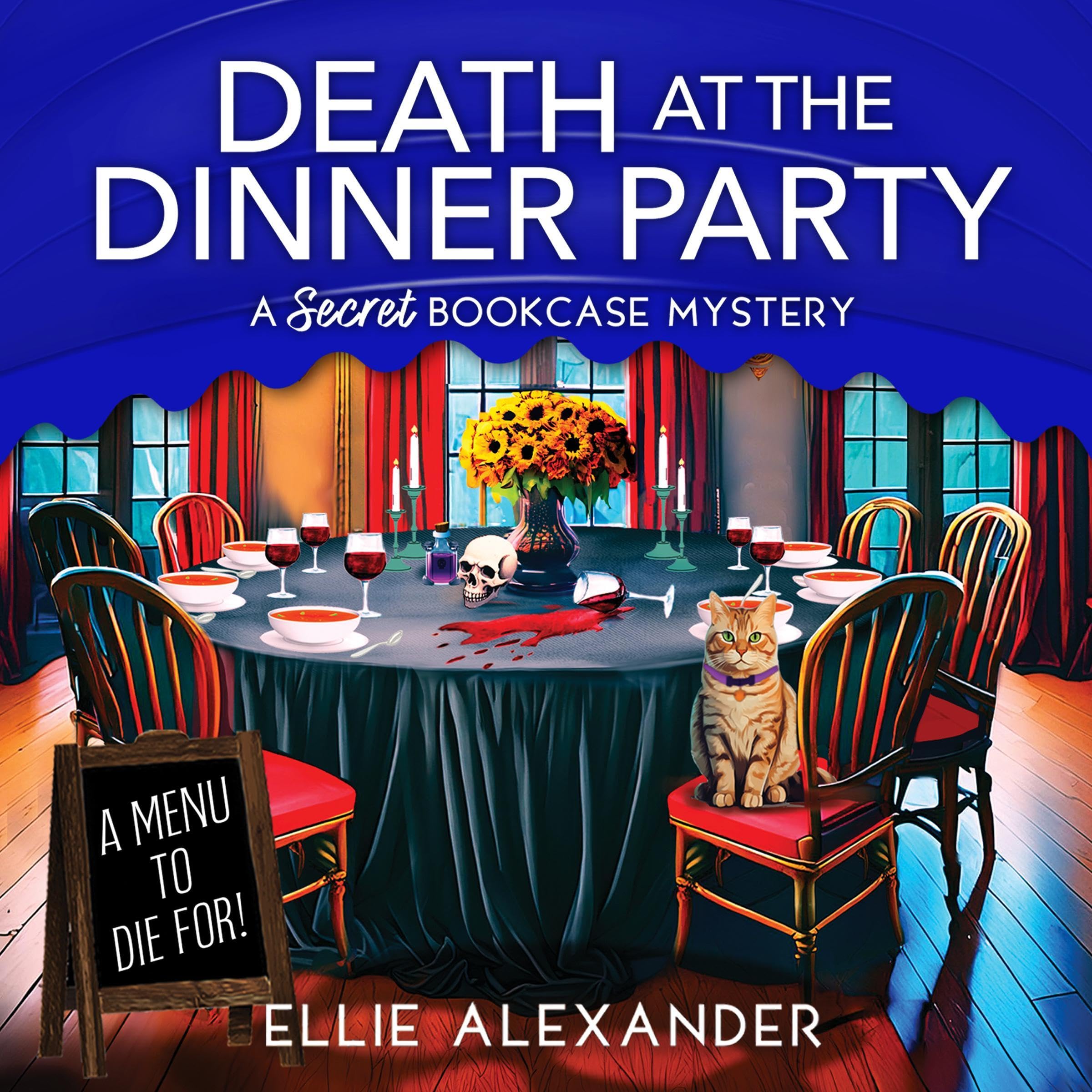Cover art for Death at the Dinner Party: A Secret Bookcase Mystery, Book 3