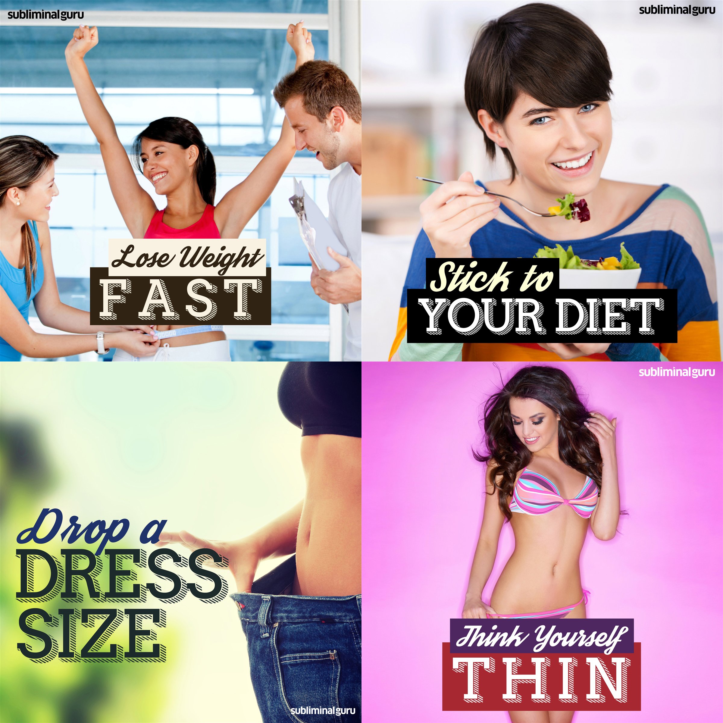Weight Loss Subliminal Messages Bundle: Wave Unwanted Weight Goodbye, using Subliminal Messages