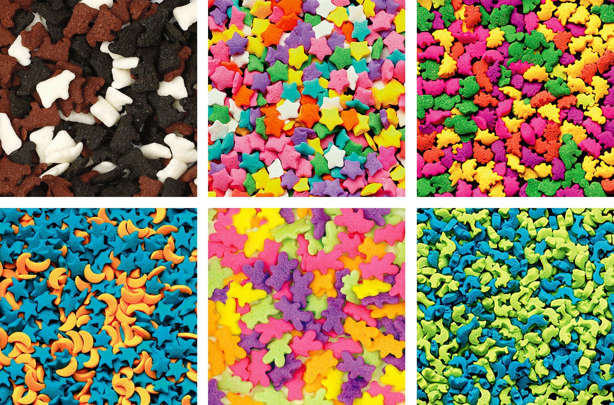 Wilton Animals and Stars 6 Mix Sprinkle Assortment