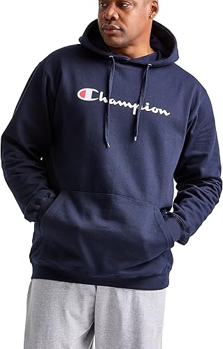 Champion Men's Hoodie, Powerblend, Fleece Pullover, Comfortable Graphic Sweatshirt for Men (Reg. Or Big & Tall)