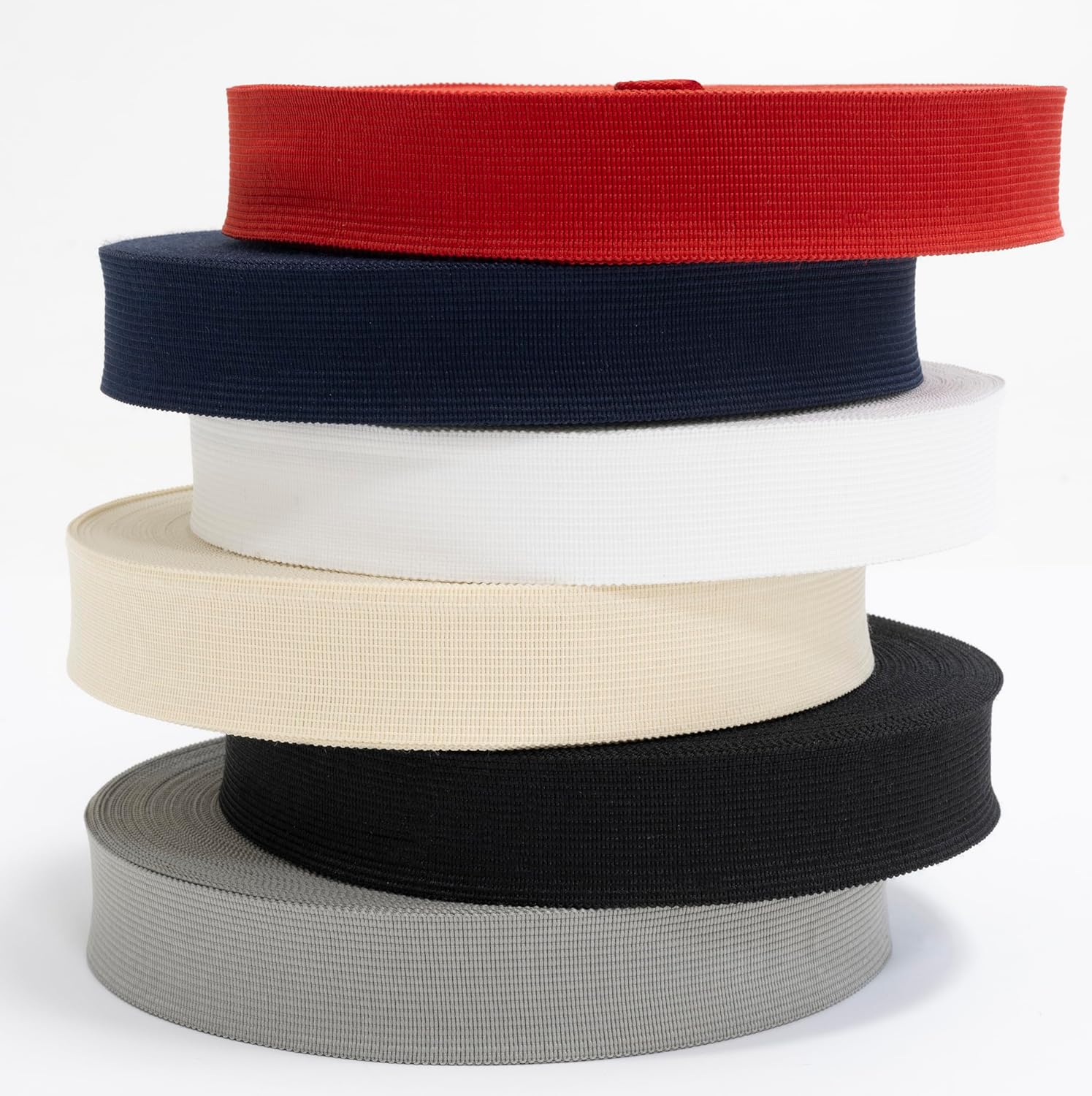 AERZETIX - C77566 - Roll of Polyester Tape 50 m x 30 mm - Ecru - Trimming and Quilting Cushions