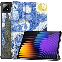 Xiaomi Pad 7 Case, Xiaomi Pad 7 Pro Case, Xiaomi Pad 7/Pad 7 Pro Cover COKOVI Xiaomi Pad 7/Pad 7 Pro Tablet 11.2 Inch Case, Stand Function, Trifold, Shockproof, Lightweight, Thin, Full Protection,