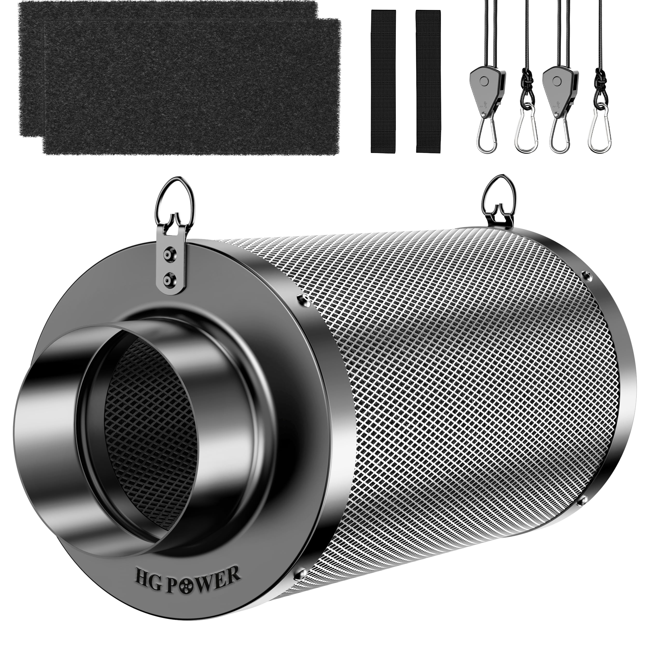 HG Power 98mm x 300mm, Air Carbon Filter for Grow Box, 4 Inch