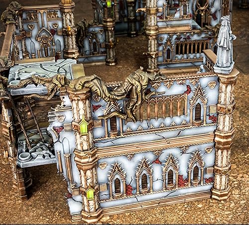 Miniatura 3 de Rampart - Juego de núcleos modulares de catedral eterna, sin pintar, totalmente personalizable, escalado, de Archan Studio, para niños y adultos a