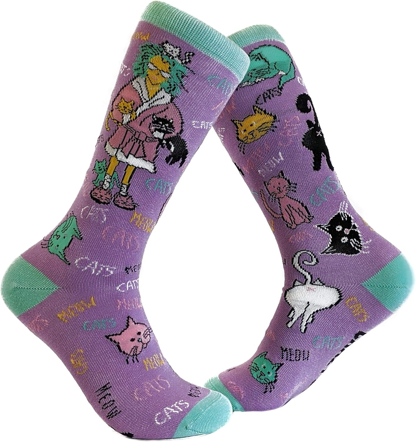 Calcetines Crazy Dog Tshirts Mujer Gato Lady