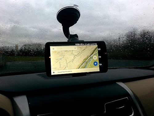 Miniatura 5 de Soporte universal para parabrisas y tablero de automóvil, soporte para teléfono inteligente, función giratoria de 360 grados, se adapta a cualquier