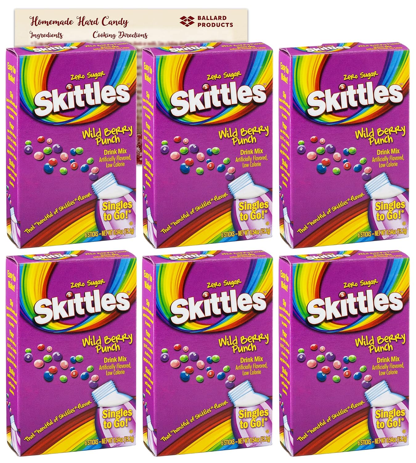 Buy Skittles Wild Berry Punch Singles To Go Sugar Free Drink Mix Pack