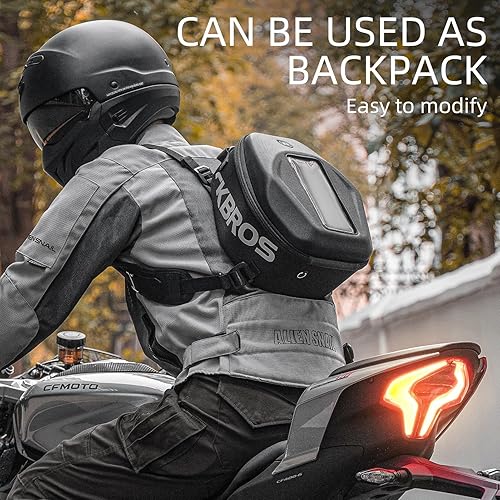 Miniatura 3 de ROCKBROS Bolsa de tanque de motocicleta 7 pulgadas pantalla táctil bolsa de teléfono tanque impermeable bolsa de almacenamiento universal aceite