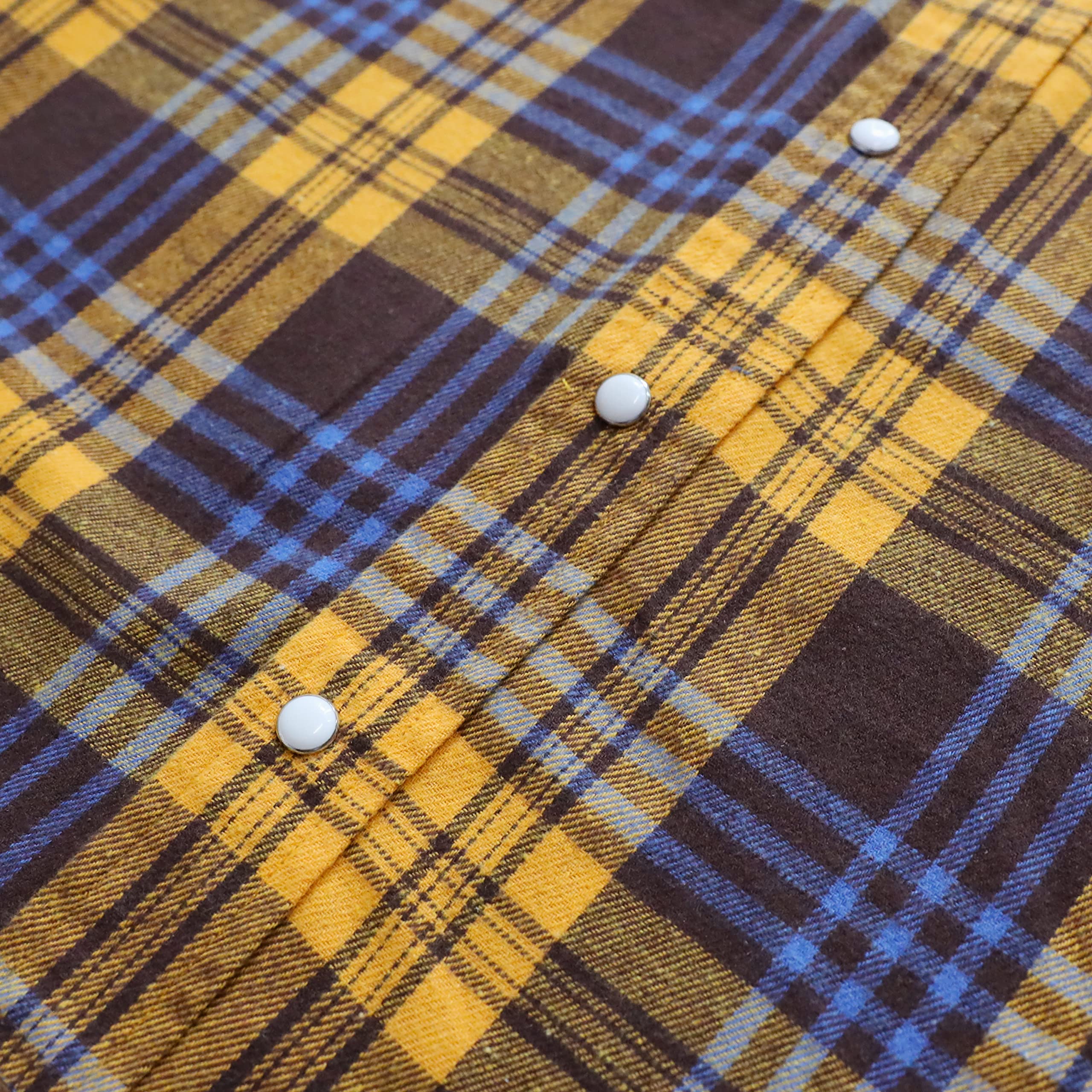 Dubinik® Camicia Flanella Uomo Invernale Camicia Uomo Flanella Cotone Western Cowboy con Bottone Automatico Vintage Quadri