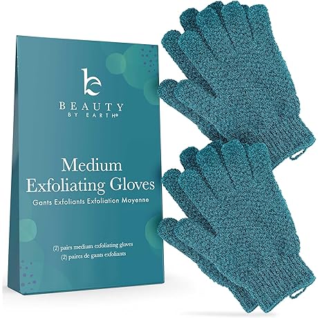 Garshana Gloves Raw Silk Massage Gloves: Exfoliate, Rejuvenate, and Detoxify Naturally