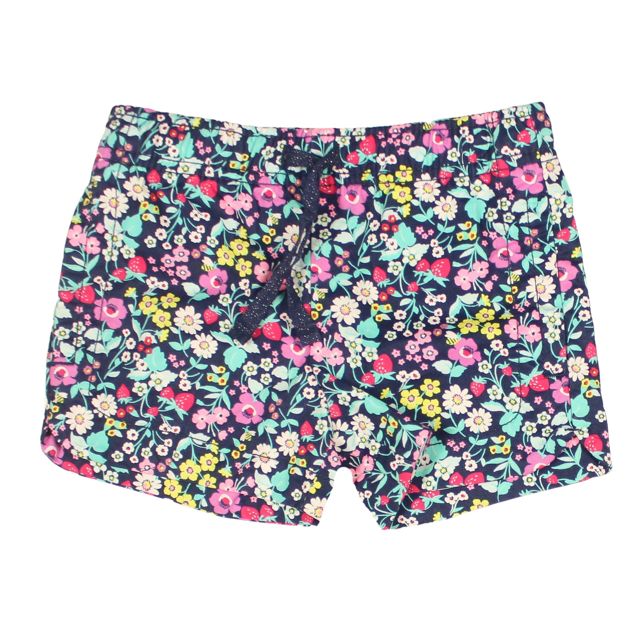 Carter's Girls Two-Piece Shorts (18 Months, Grey/Strawberry)