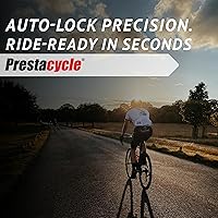 Vista 6 de Prestacycle Pro Presta Head - Cabezal de bomba de neumático de bicicleta con bloqueo automático para válvulas sin cámara y Presta, diseño de acero