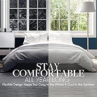 Vista 4 de Serie 1600 Edredón Ligero Alternativo al Plumón Full/Queen / Azul Marino