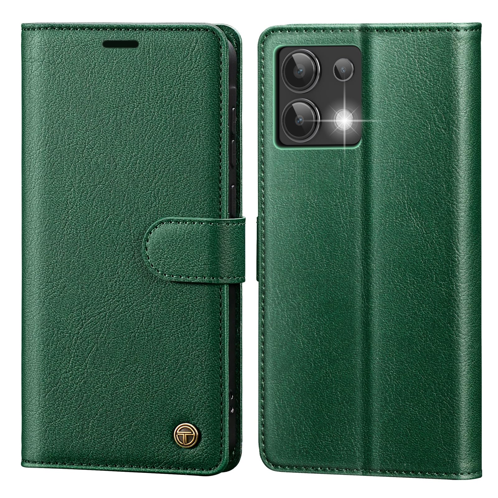Étui Xiaomi Redmi Note 13 4G vert pour éviter rayures et vol de données - 8